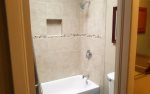 Master bath with tub/shower combo